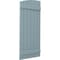 Ekena Millwork Americraft 6-Board (2 Batten) Wood Joined Board-n-Batten Shutters w/Ellipt Top, ARW101BE621X77SBH, PR ARW101BE621X77SBH - alternate 9